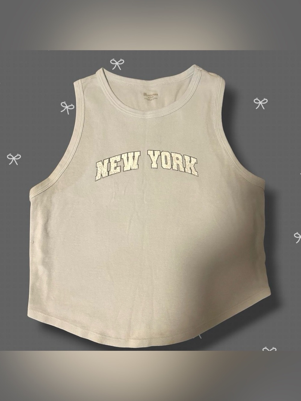 Women’s Light Blue New York Crop Top